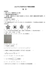 2024年广东省湛江市廉江市中考一模数学试题（含答案）