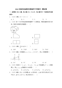 2024年陕西省咸阳市渭城区中考数学一模试卷 （含解析）