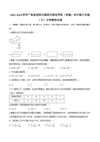 2023-2024学年广东省深圳市福田外国语学校（香蜜）初中部九年级（下）开学数学试卷（含解析）