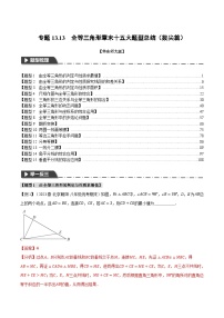中考数学一轮复习：专题13.13 全等三角形章末十五大题型总结（拔尖篇）（华东师大版）（解析版）