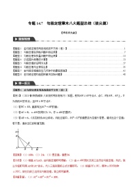 中考数学一轮复习：专题14.7 勾股定理章末八大题型总结（拔尖篇）（华东师大版）（解析版）