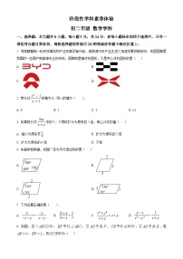 江苏省扬州市邗江区梅岭中学2023-2024学年八年级下学期3月月考数学试题（原卷版+解析版）