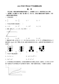 2023甘肃省定西市临洮县初中学业水平数学模拟预测题