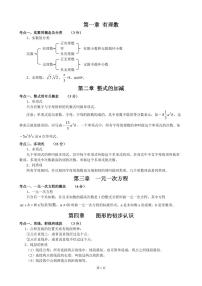 【中考总复习】初中数学中考知识点汇总_(pdf版，共16页)