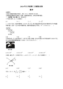 2024年河南省周口市郸城县九年级中考一模数学模拟试题