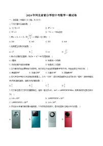 2024年河北省部分学校中考数学一模试卷（含解析）