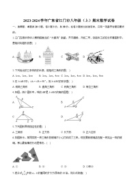 2023-2024学年广东省江门市八年级（上）期末数学试卷(含详细答案解析)