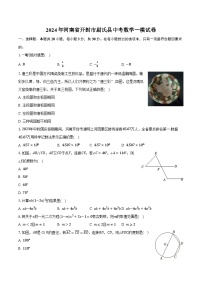 2024年河南省开封市尉氏县中考数学一模试卷(含解析）