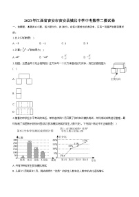 2023年江西省吉安市吉安县城北中学中考数学二模试卷(含解析）