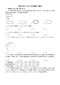 2024年广东省深圳市南山二外（集团）学府中学中考模拟数学试题