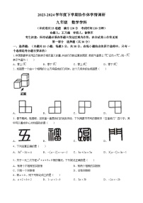 2024年辽宁省沈阳市协作体中考零模考试数学模拟预测题