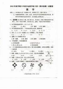 广西壮族自治区梧州市苍梧县2023-2024学年八年级上学期1月期末数学试题