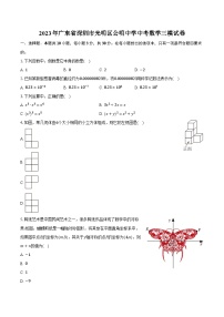 2023年广东省深圳市光明区公明中学中考数学三模试卷（含解析）