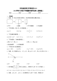 河北省张家口市宣化区2022-2023学年七年级下学期期中数学试卷（冀教版）(含答案)