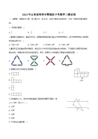 2023年山东省菏泽市郓城县中考数学三模试卷（含解析）