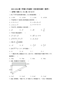 河北省沧州市青县第二中学2023-2024学年八年级下学期月考数学试题（含解析）