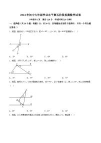 湖北省海亮教育仙桃市第一中学等部分学校2023-2024学年七年级下学期月考数学试题（含解析）