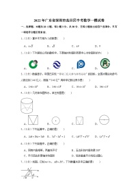 2022年广东省深圳市盐田区中考数学一模试卷