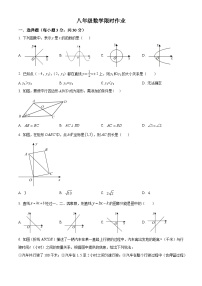 江苏省南通市海门区海门区六甲初级中学2023-2024学年八年级下学期下学期3月月考数学试题（原卷版+解析版）