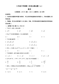 河南省安阳市滑县2023-2024学年八年级下学期下学期3月月考数学试题（原卷版+解析版）