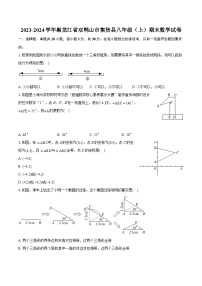 2023-2024学年黑龙江省双鸭山市集贤县八年级（上）期末数学试卷（含详细答案解析）