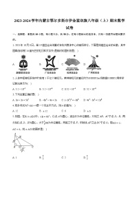 2023-2024学年内蒙古鄂尔多斯市伊金霍洛旗八年级（上）期末数学试卷（含详细答案解析）
