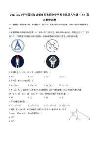 2023-2024学年四川省成都市石室联合中学教育集团八年级（上）期末数学试卷（含详细答案解析）