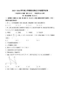 辽宁省丹东市凤城市2023-2024学年八年级上学期期末考试数学试卷(含解析)