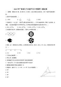 2023年广东省江门市恩平市中考数学三模试卷（含解析）