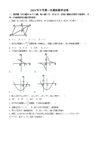 2024年山西省大同市新荣区三校联考中考一模数学试题(无答案)