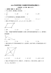 2024学年广西南宁市西乡塘区第二十四中学八年级下学期3月数学月考试题（原卷版+解析版）