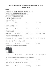 河南省平顶山市汝州市2023-2024学年七年级下学期3月月考数学试题（原卷版+解析版）