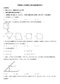 2024年河南省濮阳市南乐县中考一模数学模拟试题（含解析）