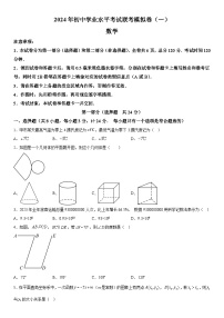 2024年陕西省太白县部分学校中考一模数学试题（含解析）