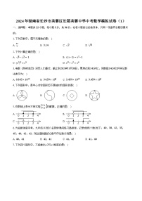 2024年湖南省长沙市芙蓉区长郡芙蓉中学中考数学模拟试卷（1）(含解析）