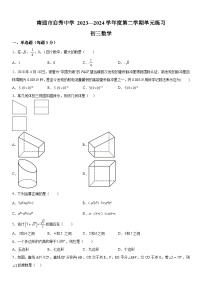 2024年江苏省南通市启秀中学中考一模数学模拟试题（含解析）