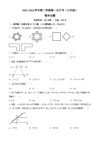 山东省德州市陵城区江山实验学校2023-2024学年七年级下学期3月月考数学试题（原卷版+解析版）