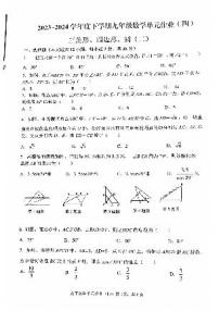 山东省临沂市罗庄区册山中学2023-2024学年九年级下学期第一次月考数学试题