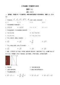 河南省周口市西华县青华中英文学校2023-2024学年八年级下学期3月月考数学试题（原卷版+解析版）