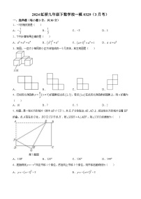 2024年黑龙江省哈尔滨市哈尔滨市虹桥初级中学校中考一模数学试题(无答案)