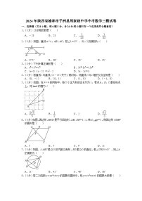 2024年陕西省榆林市子洲县周家硷中学中考数学三模试卷+