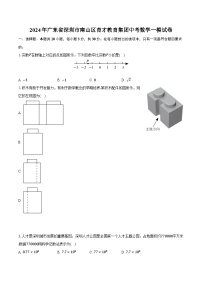 2024年广东省深圳市南山区育才教育集团中考数学一模试卷（含解析）