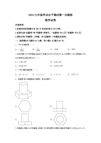 2024年安徽省滁州市凤阳县Z中考一模数学试题（含解析）