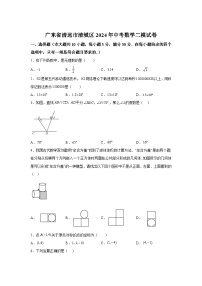 2024年广东省清远市清城区中考二模数学试题（含解析）