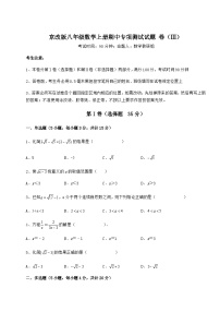 综合解析-京改版八年级数学上册期中专项测试试题 卷（Ⅲ）（详解版）