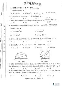 2024年江苏省宿迁市泗洪县中考一模数学试题