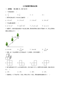 2024年黑龙江省哈尔滨市松雷中学校中考一模数学试题（原卷版+解析版）