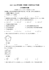 江苏省连云港市赣榆区赣榆实验中学2023-2024学年九年级下学期3月月考数学试题