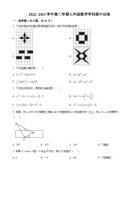 江苏省扬州市邗江实验、蒋王、江都实验初中2022-2023学年七年级下学期期中数学试卷（原卷+解析版）