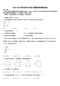 2023-2024学年天津市九年级下学期数学联考模拟试题